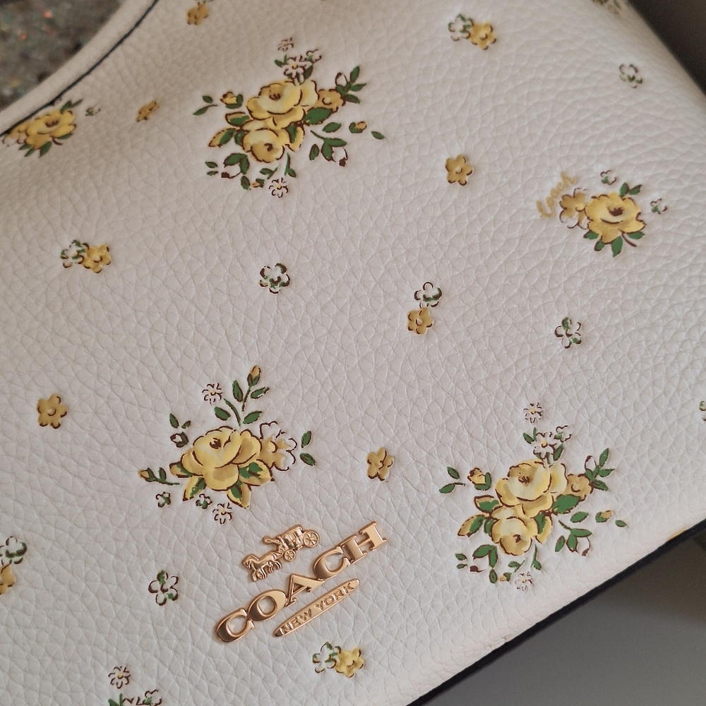 NWT Coach Laurel Shoulder Bag With Floral Print CAL43 New Packaged - Picture 9 of 13
